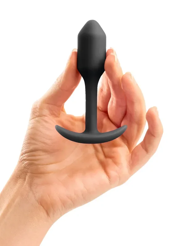 B-Vibe Snug Plug 1 Analplug, schwarz