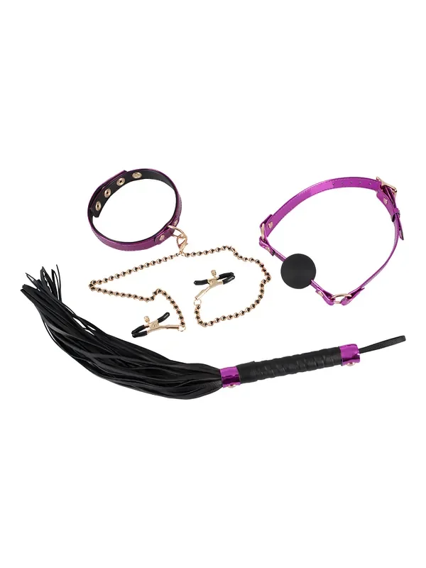 Bad Kitty Fetish Kit 3-teiliges Fetisch-Set, schwarz