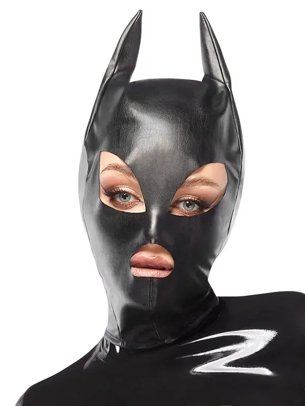 Bad Kitty Kopfmaske, schwarz