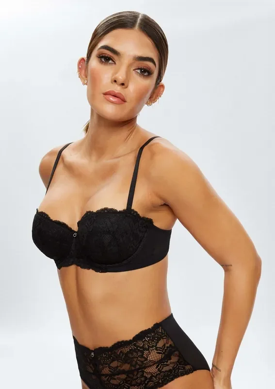 Balconette-BH Sexy Lace Planet – Schwarz