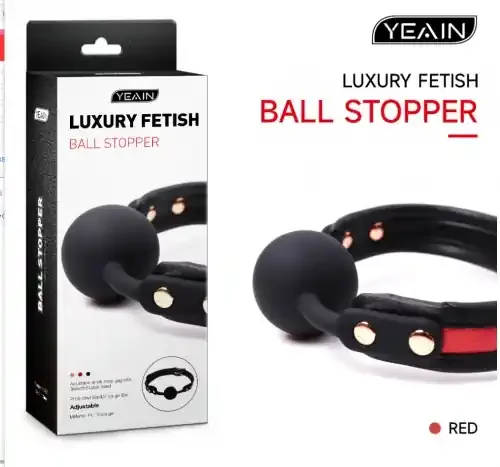 Ball-Knebel (Farbe Rot)