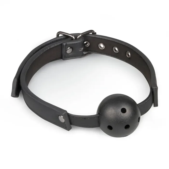 Ballknebel mit PVC-Ball – Schwarz