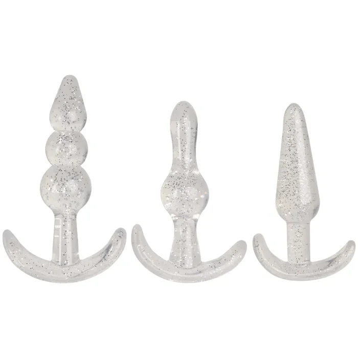 Baseks Glitter Booty Analplug-Set für Anfänger
