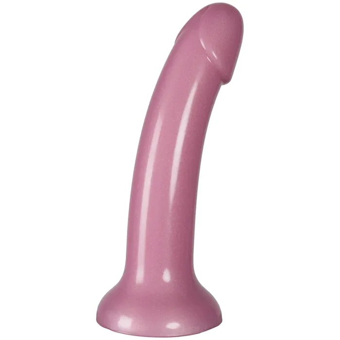Baseks Glitzernder Silikondildo in Pink 18 cm