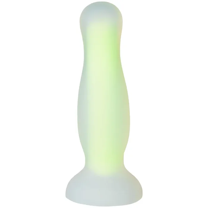 Baseks Glow in the Dark Analdildo Medium Gelb 12,5 cm