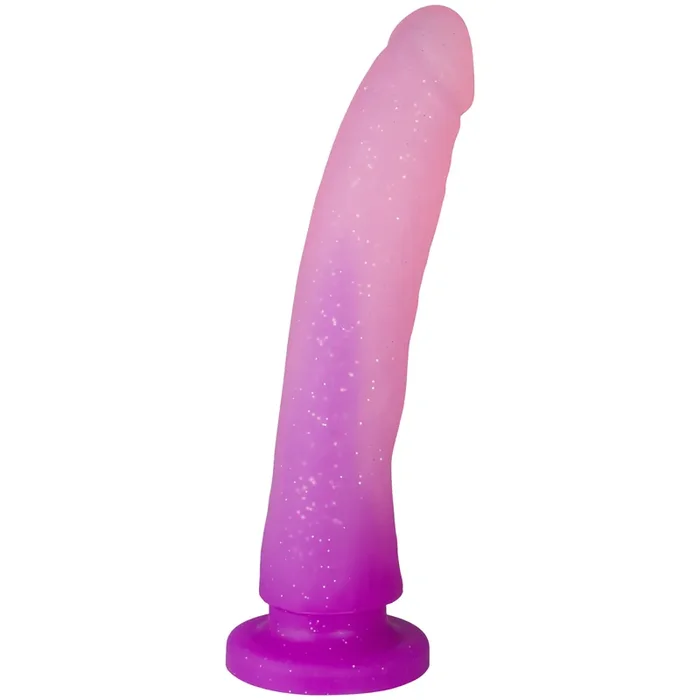 Baseks Gradient Glitter Medium Dildo 20 cm mit Saugnapf