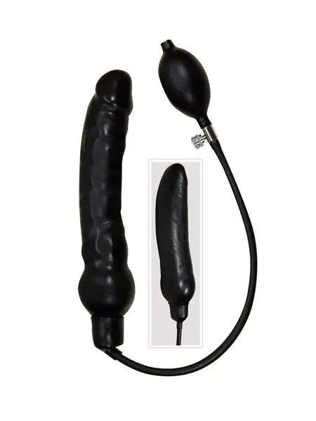 Be Bizarre Latex Pumpdildo groß, schwarz