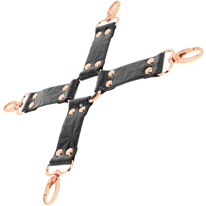 BEGME BLACK EDITION VEGANE LEDER-HOG-KRAWATTE