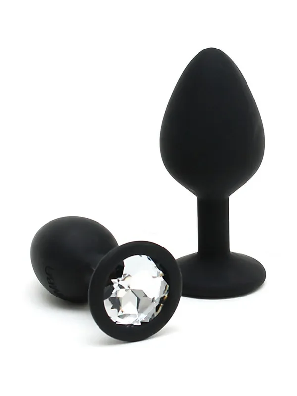Berlin Bling Analplug-Set 2-teilig, schwarz