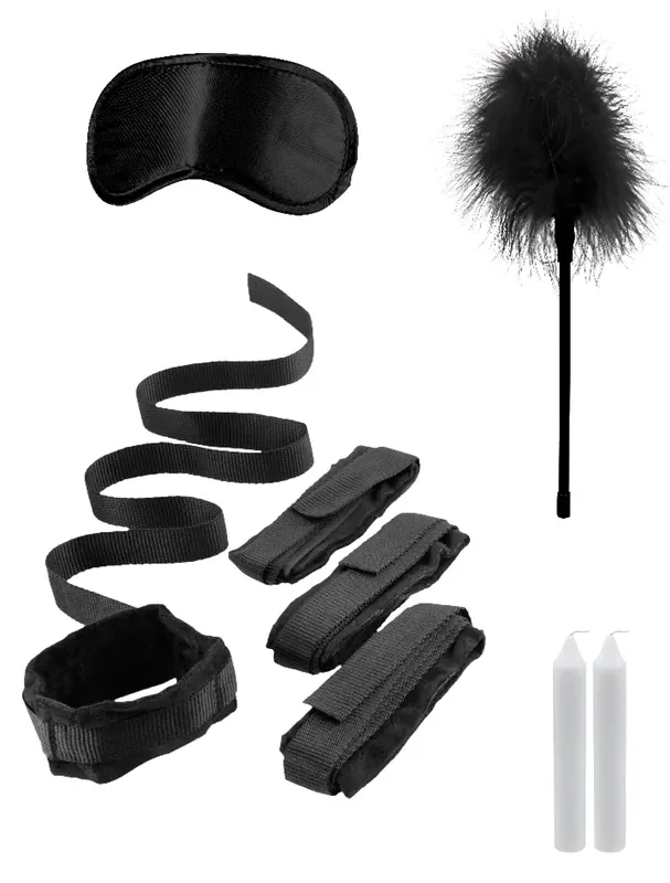 Bettfessel-Set – Schwarz