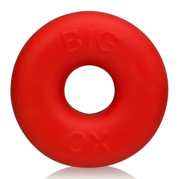 Big OX – Thick Blubbery Cockring – Red Ice