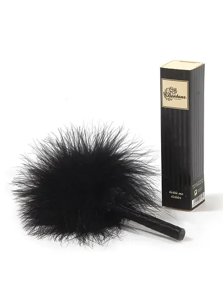 Bijoux Indiscrets Tickle Me Tickler Federstab, schwarz