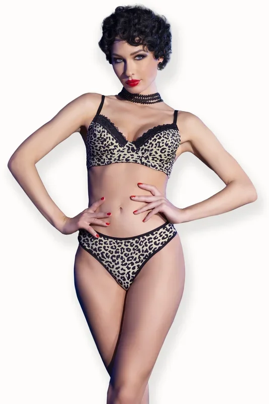 Bikini im Leoparden-Print
