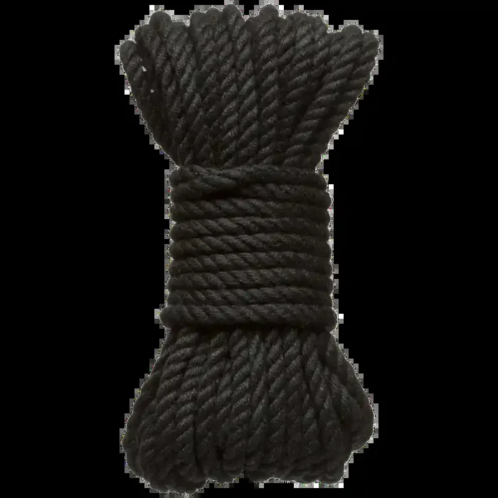 Binden und Binden – 6mm Hanf Bondage Seil – 30 ft – Schwarz