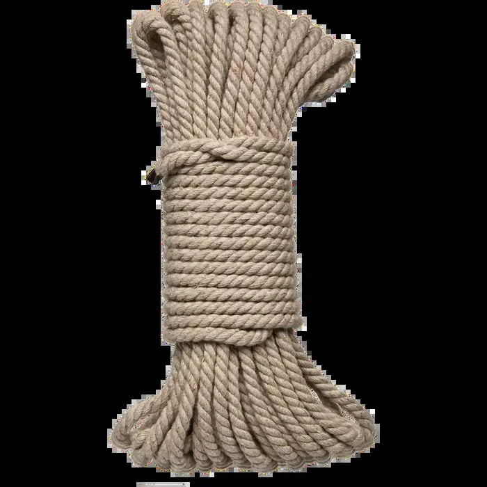Binden und Fesseln – 6mm Hanf Bondage Seil – 50 ft – Natur