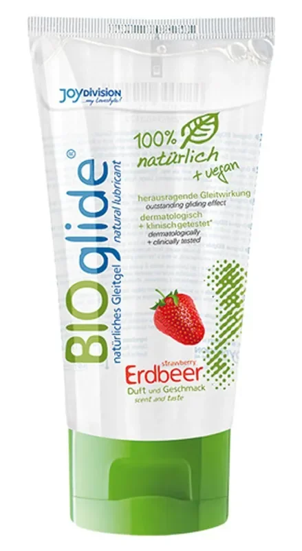 BIOglide Erdbeer-Gleitmittel – 80 ml