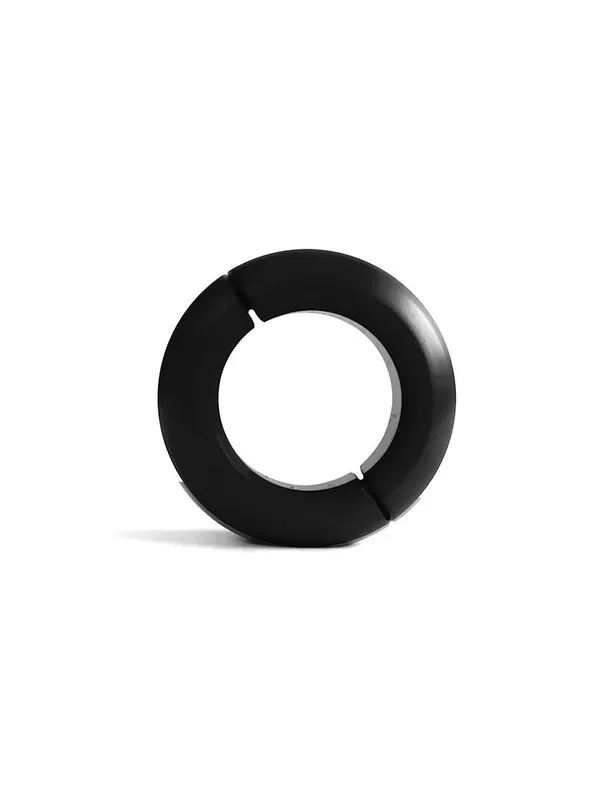 Black Label Donut Ballstretcher Edelstahl-Hodenstretcher, schwarz