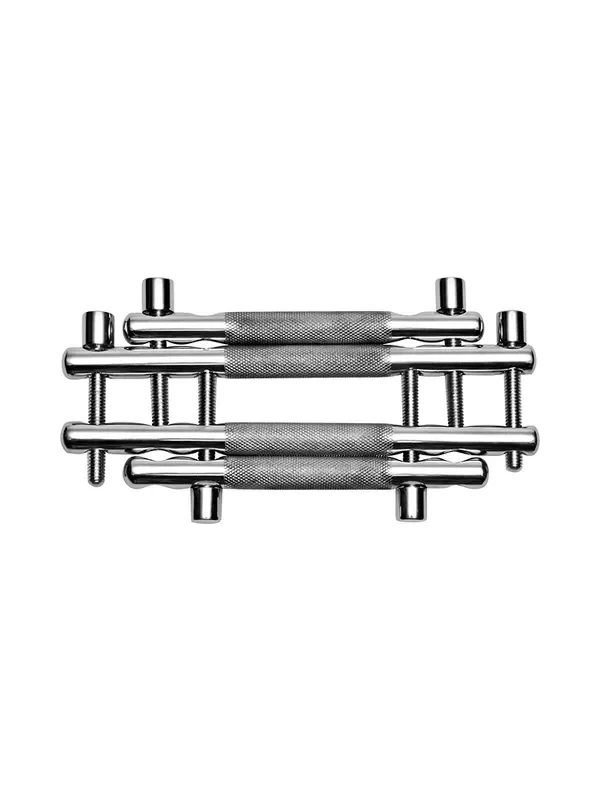 Black Label Stainless Steel Total Silence Edelstahl-Mundknebel