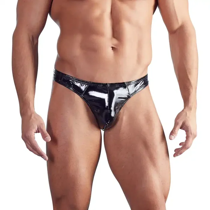 Black Level Lack-String-Tanga Männer