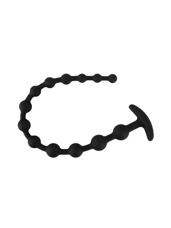 Black Velvets Anal Beads Analkette, schwarz