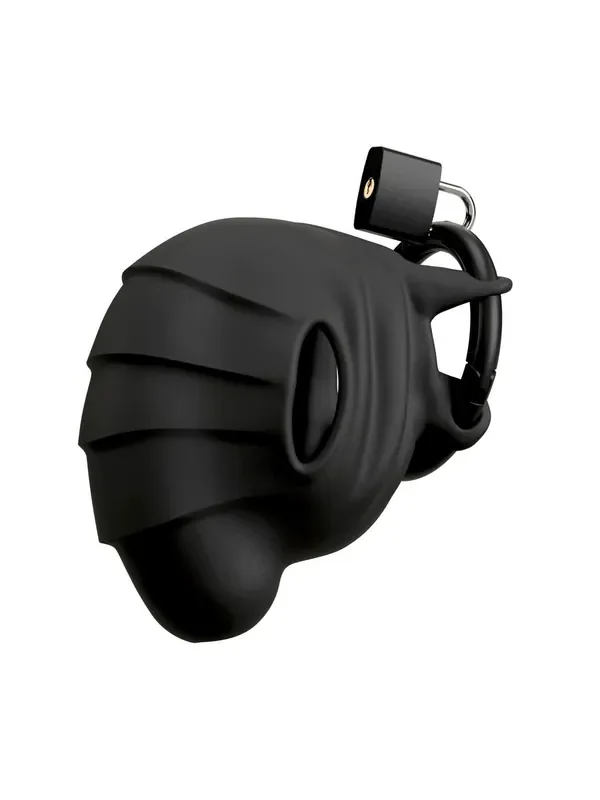 Black Velvets Cock & Ball Cage Keuschheitskäfig, schwarz
