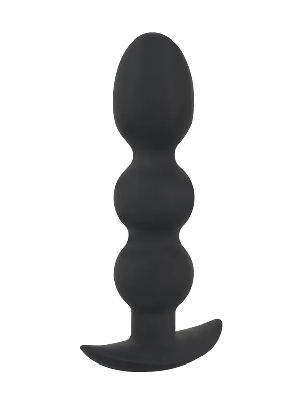 Black Velvets Heavy Beads Analplug, schwarz