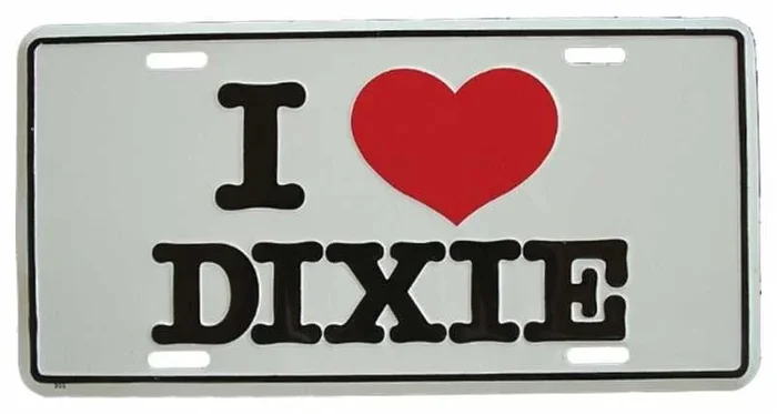 Blechschild Dixie