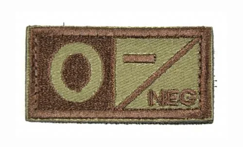 Blutgruppen Klett-Patch