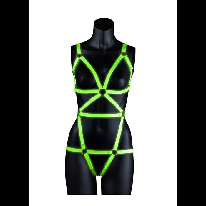 Body-Covering Harness – Glow in the Dark – S/M
