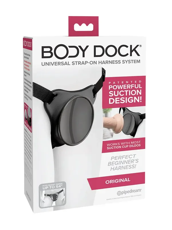 Body Dock Original Strap-On-Harness, schwarz
