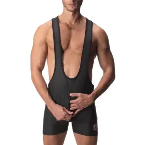 Body Singlet mit Zip DICK Schwarz