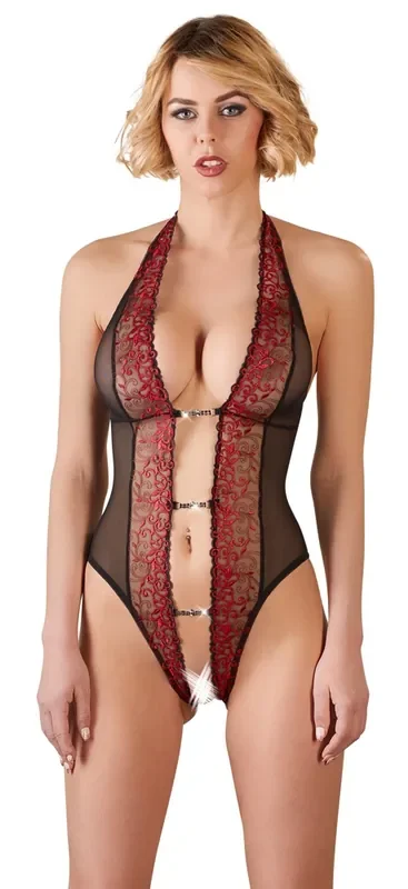 Body Strass offen schwarz