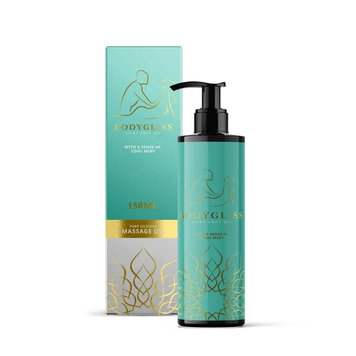 BodyGliss – Massageöl und Gleitmittel in 1 Kühle Minze – 150 ml
