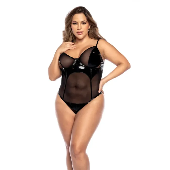 Bodysuit – 3/4X – Wet Black