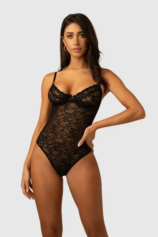 Bodysuit Melinda – schwarz