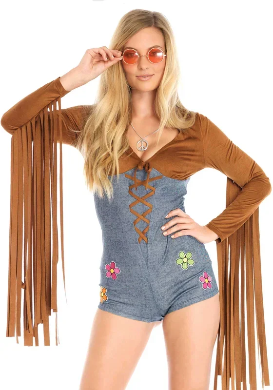 Boho-Body Kostüm mit Halskette