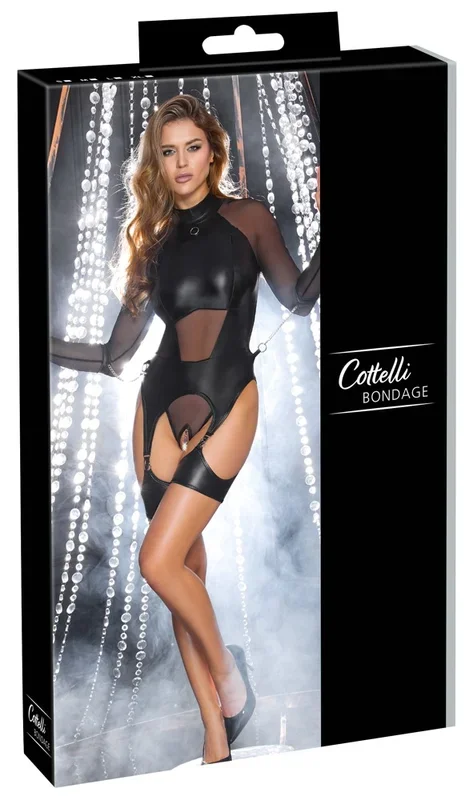 Bondage Body aus Netz und Mattlook