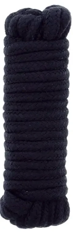 Bondage Seil Dünn 5m Schwarz