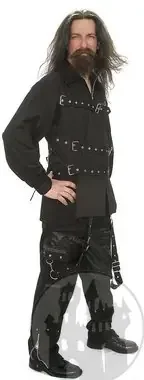 Bondagehose mit Schimmerapplikationen