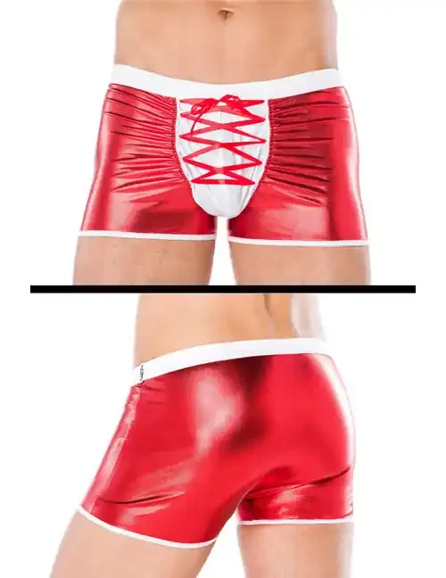 Boxershorts MC/9091 rot/weiß