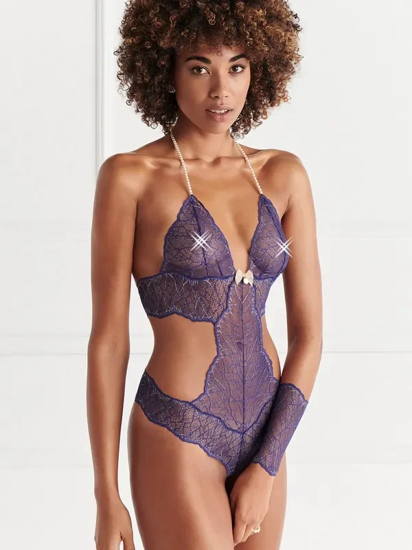 Bracli Sydney Perlenbody 1-reihig, blau