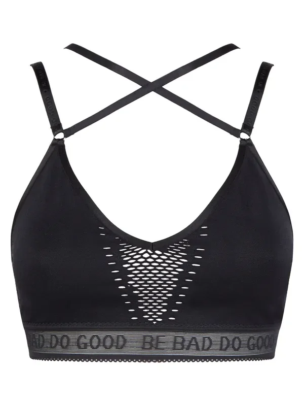 Bralette The Inquisitive – Schwarz