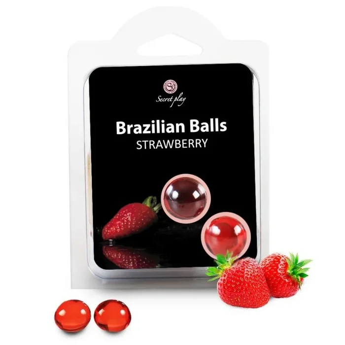 BRASILIANISCHE BÄLLE ERDBEEREN SETZEN 2 BÄLLE