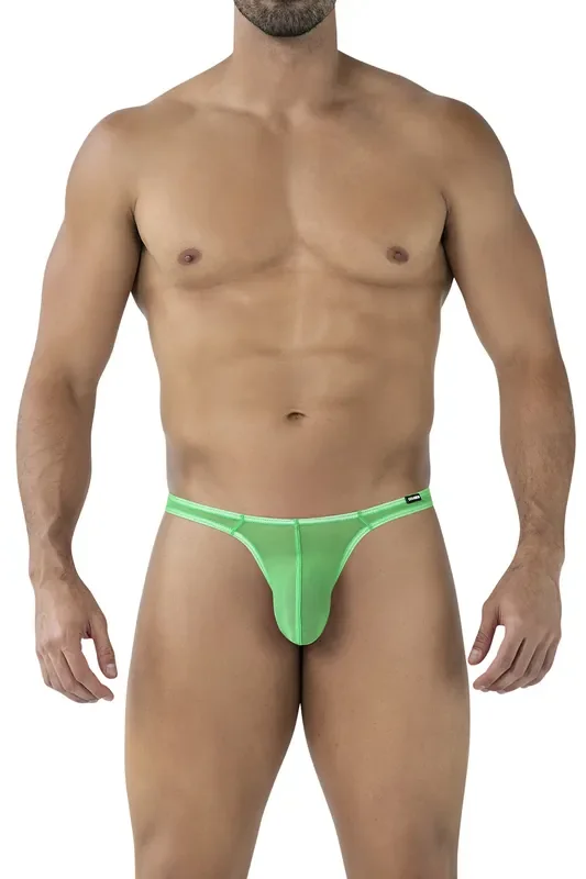 Brasilianischer Tanga aus Netzmaterial – Grün