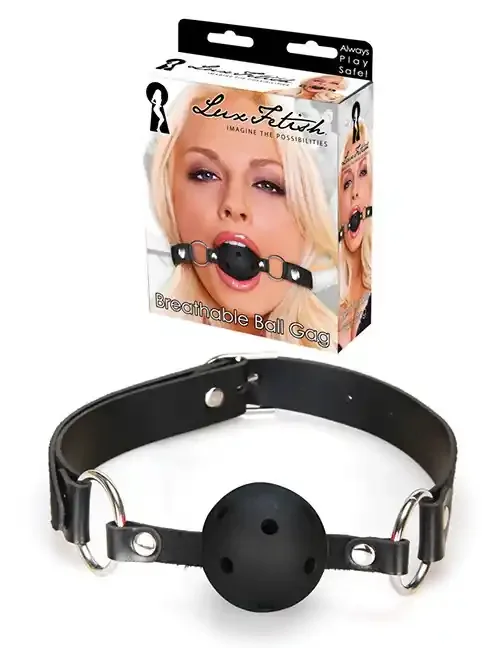 Breathable Ball Gag schwarz