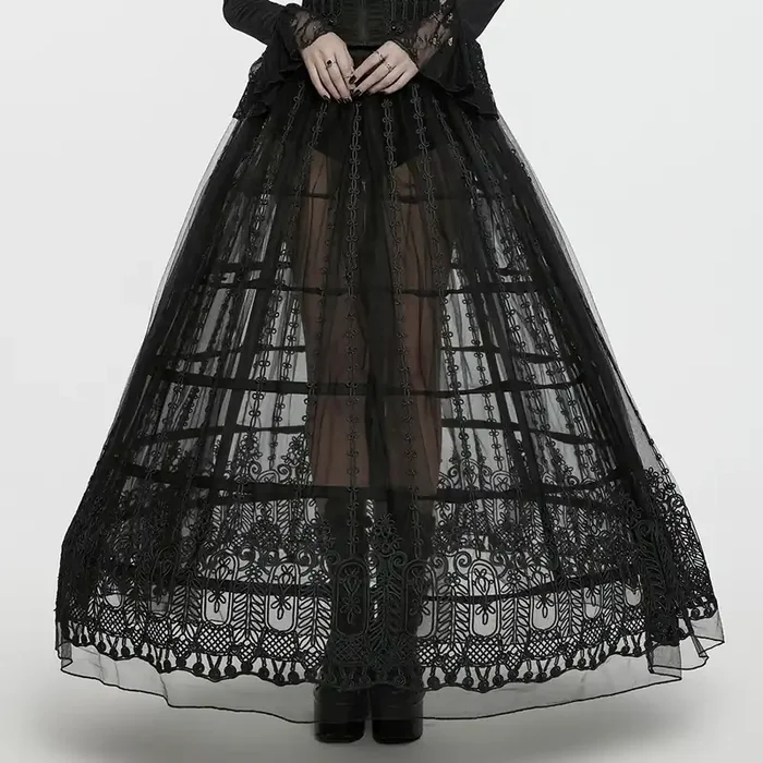 Breiter Cage-Hoop-Petticoat-Rock