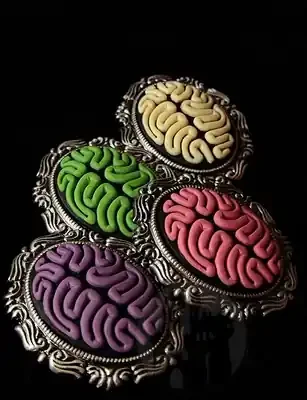 Brosche ‘Brain‘