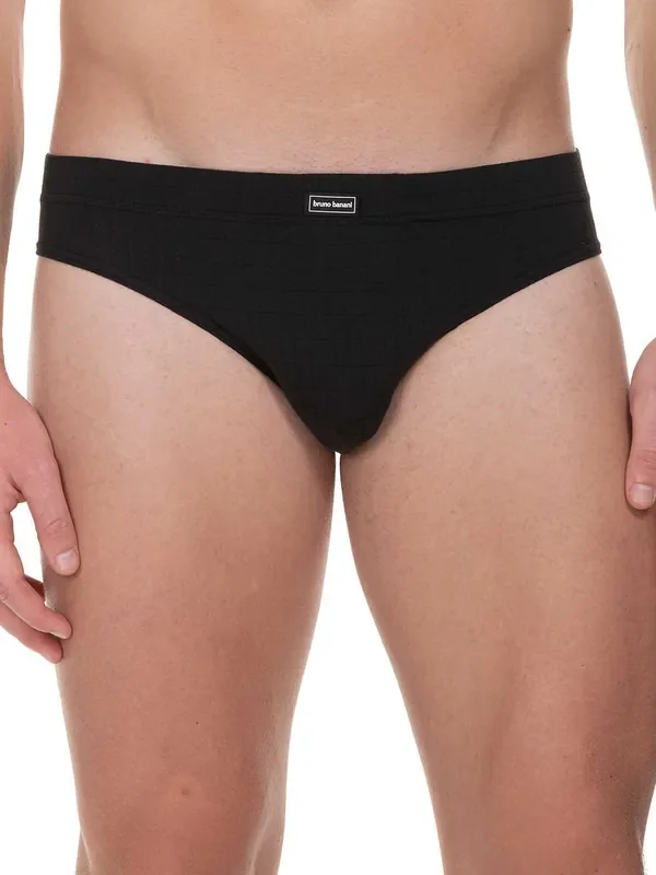 Bruno Banani Check Line 2.0 Sportbrief, schwarz