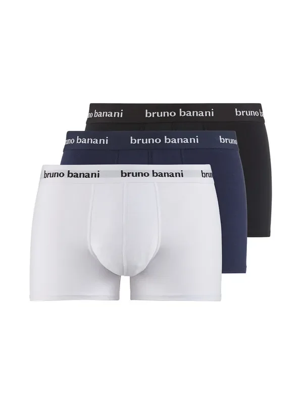 Bruno Banani Easy Life Short 3er Pack, schwarz/marine/weiß
