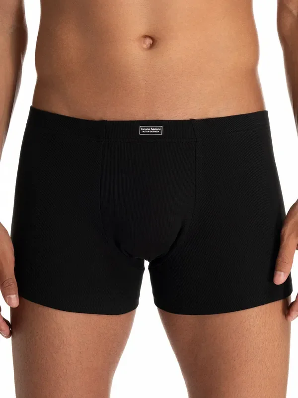 Bruno Banani Fine Rib Short, schwarz